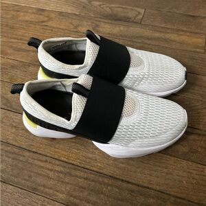 Sorel White and Black Tennis Shoes